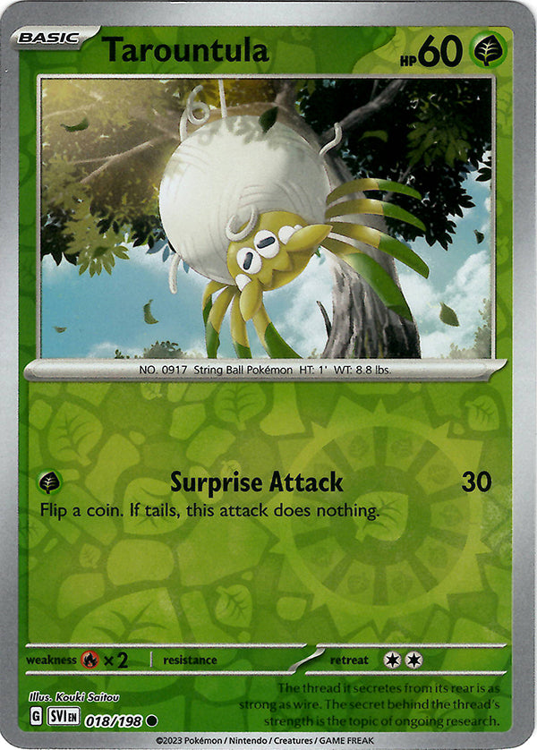 Tarountula (18) (Reverse Holo)