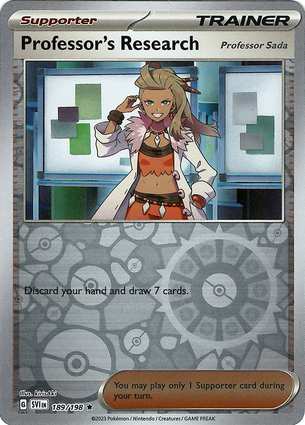 Professor's Research (189) (Reverse Holo)