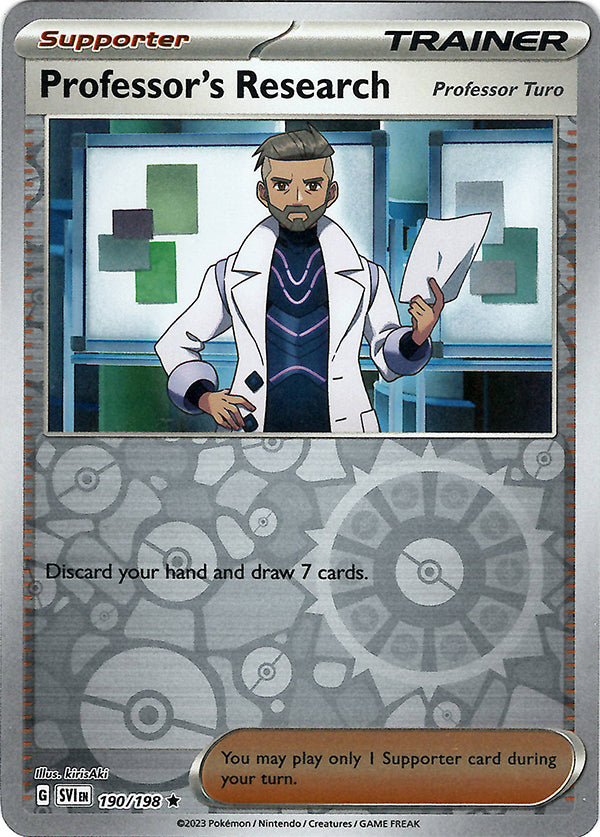 Professor's Research (190) (Reverse Holo)