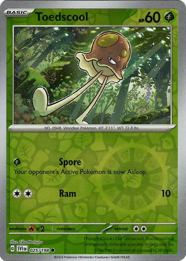 Toedscool (25) (Reverse Holo)