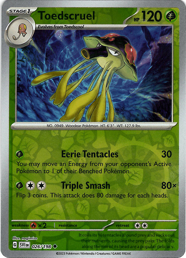 Toedscruel (Reverse Holo)