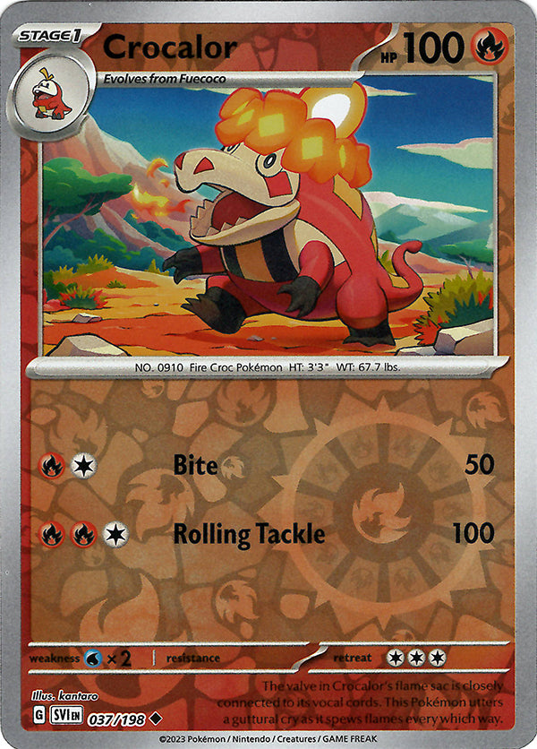 Crocalor (Reverse Holo)