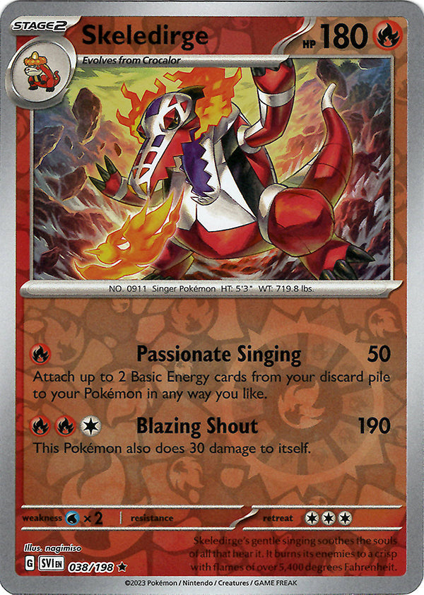 Skeledirge (Reverse Holo)