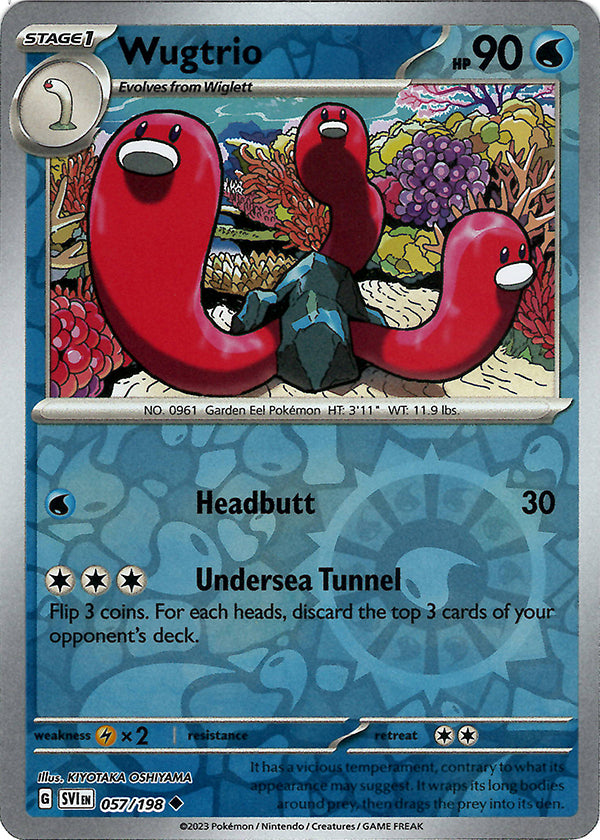 Wugtrio (Reverse Holo)