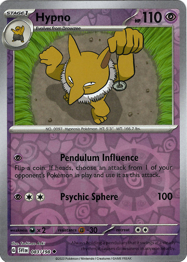 Hypno (Reverse Holo)