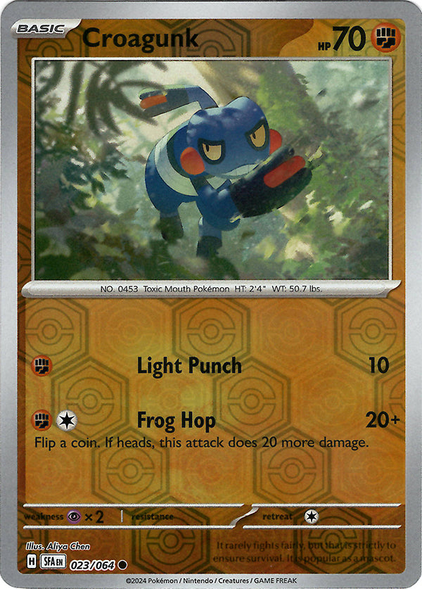 Croagunk (Reverse Holo)