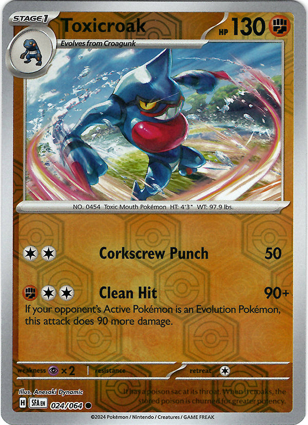 Toxicroak (Reverse Holo)