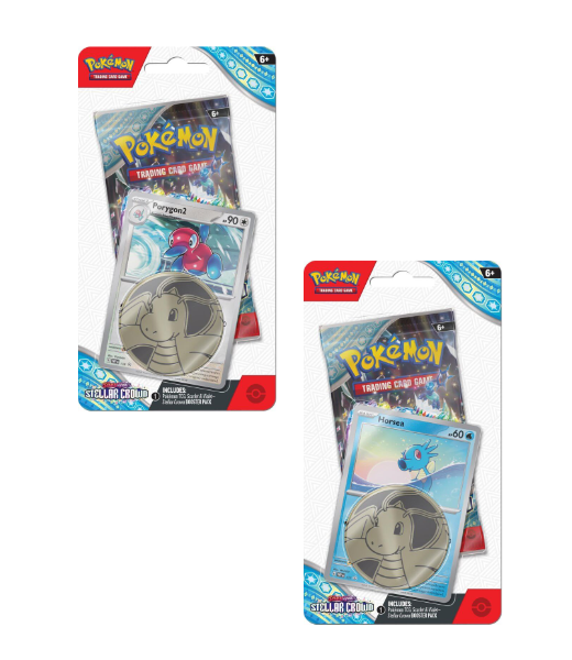 Pokémon TCG Stellar Crown Checklane Blister (Only Porygon2 promo remaining)