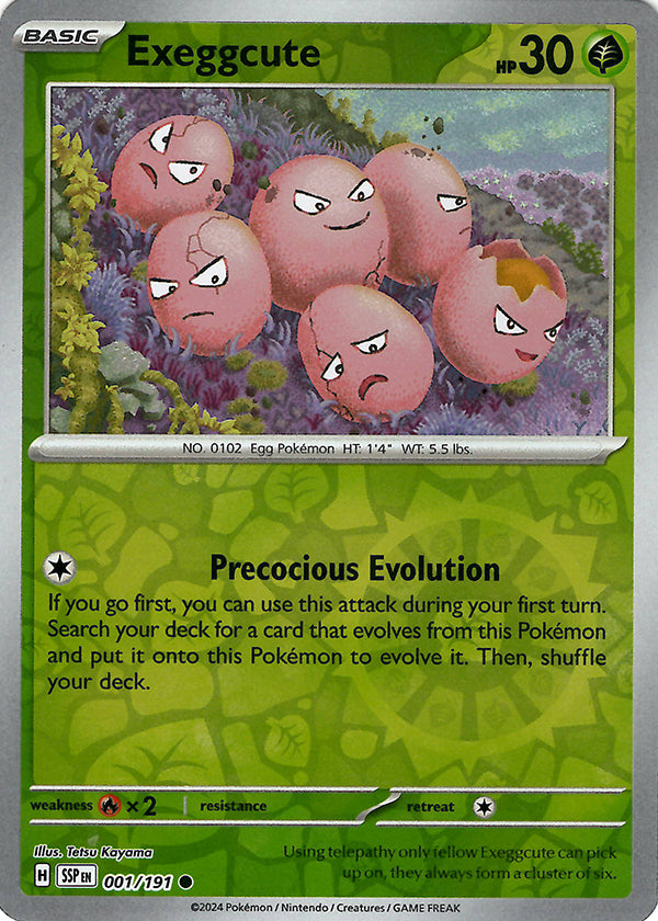 Exeggcute (1) (Reverse Holo)