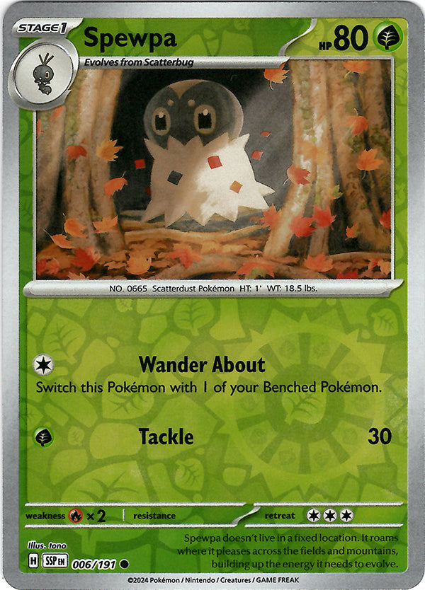 Spewpa (Reverse Holo)