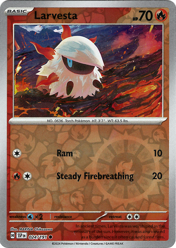 Larvesta (Reverse Holo)