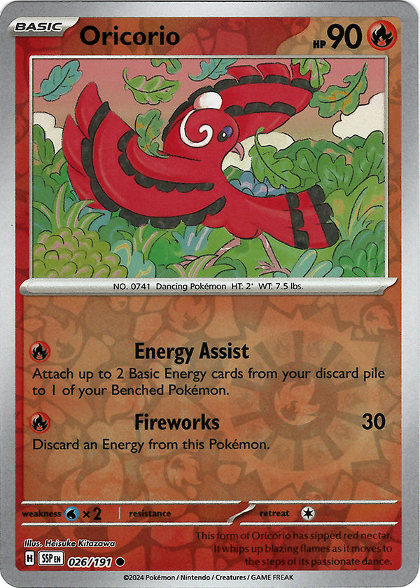 Oricorio (26) (Reverse Holo)