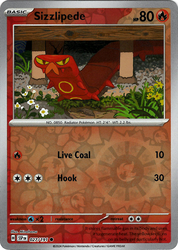 Sizzlipede (Reverse Holo)