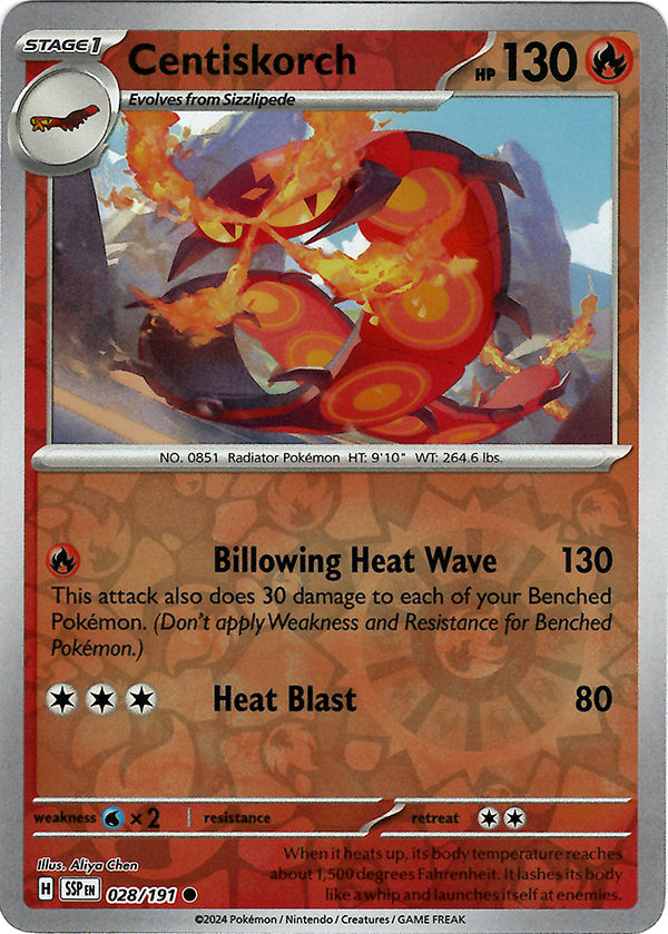 Centiskorch (Reverse Holo)
