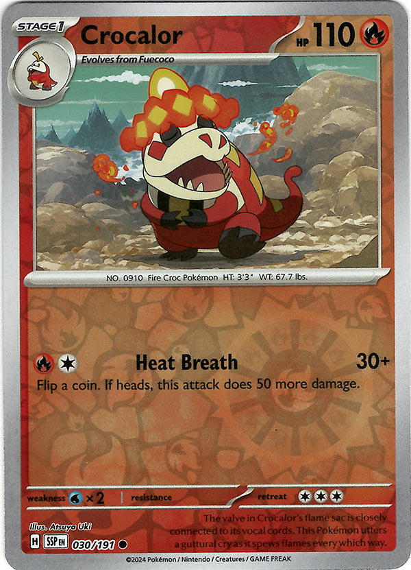 Crocalor (Reverse Holo)