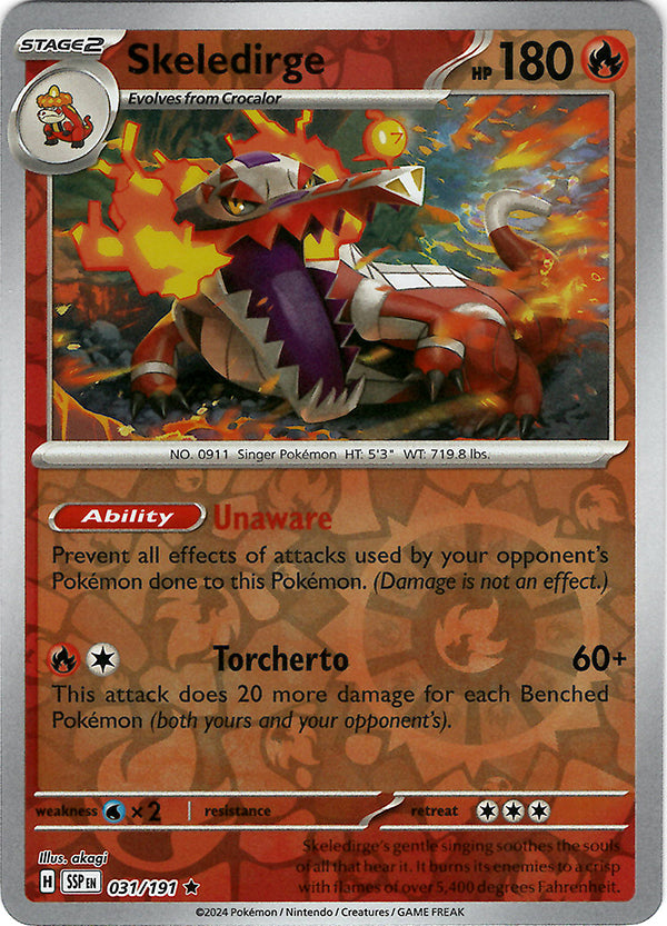 Skeledirge (Reverse Holo)