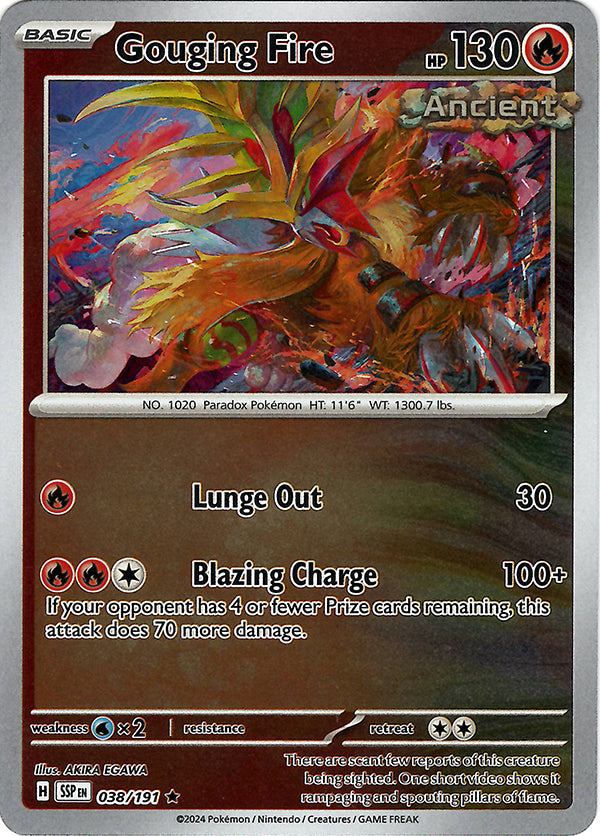 Gouging Fire (Reverse Holo)