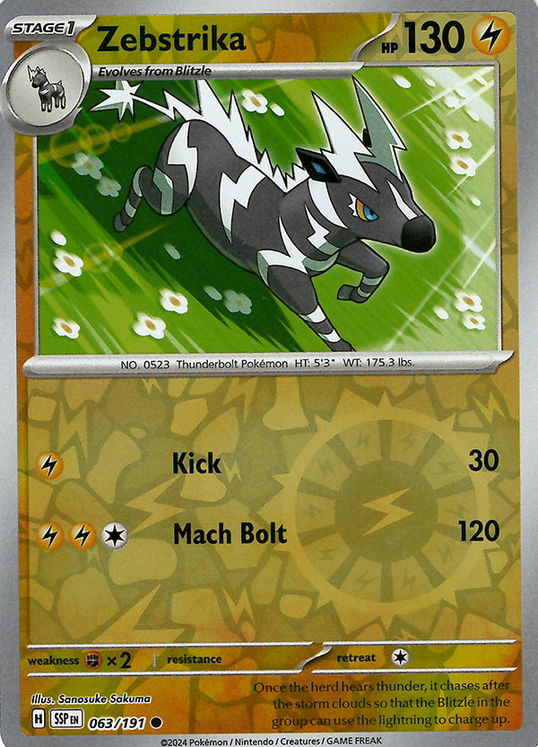 Zebstrika (Reverse Holo)