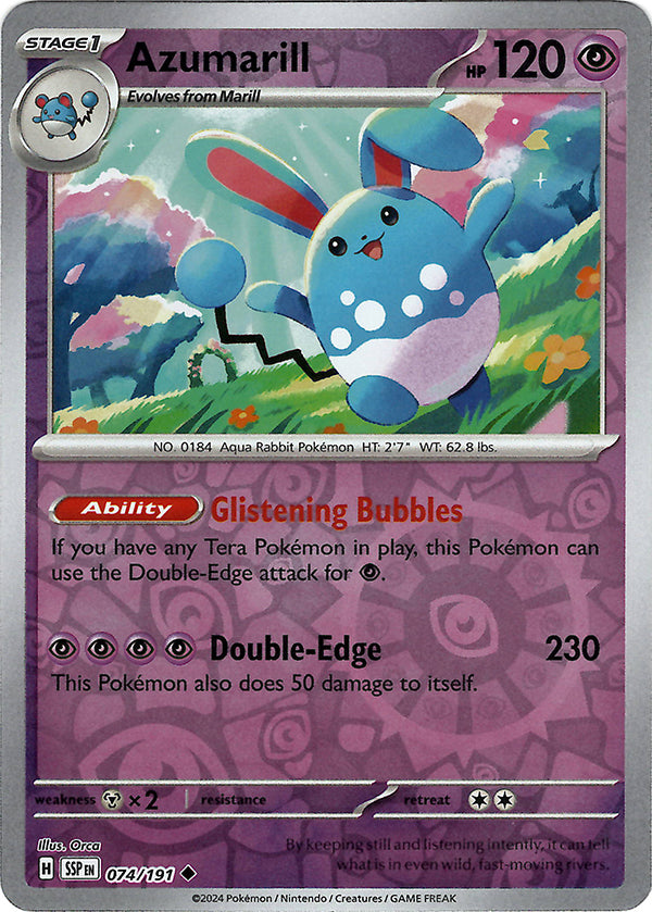 Azumarill (Reverse Holo)