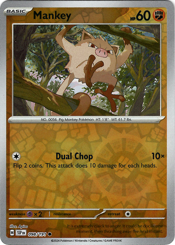 Mankey (Reverse Holo)