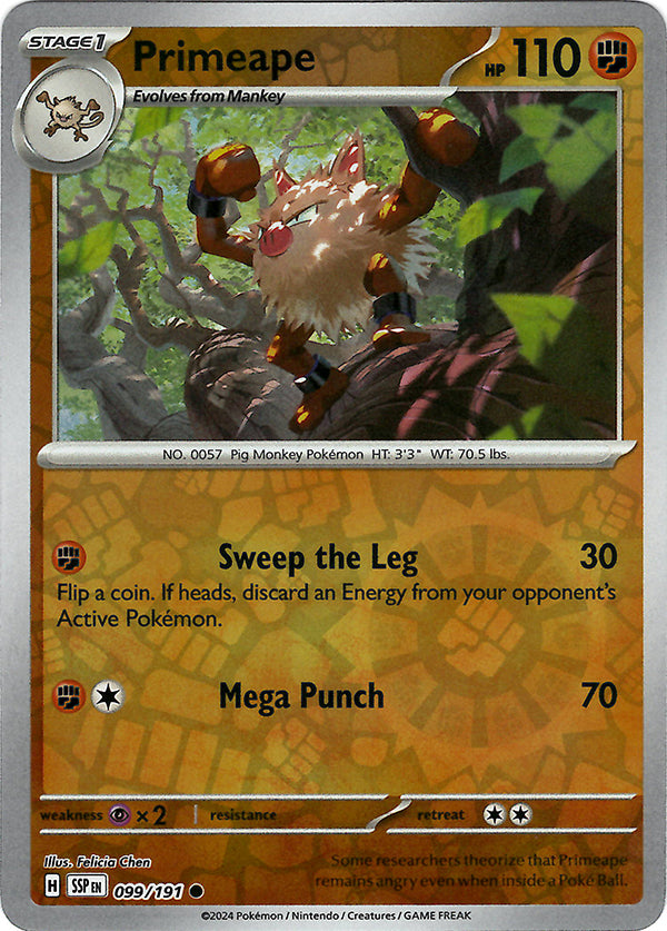 Primeape (Reverse Holo)