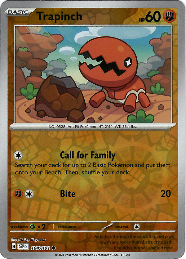 Trapinch (Reverse Holo)