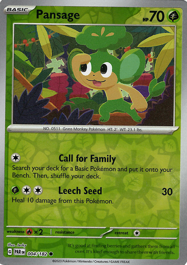 Pansage (Reverse Holo)