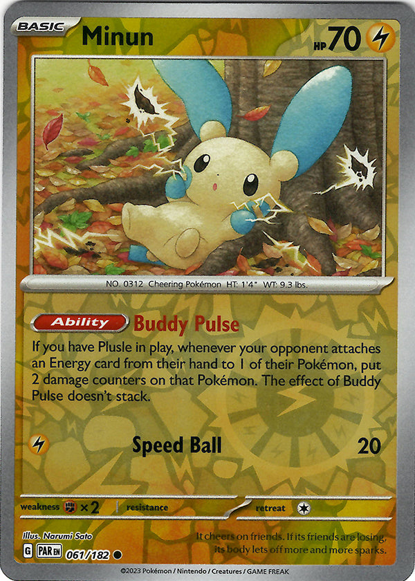 Minun (Reverse Holo)