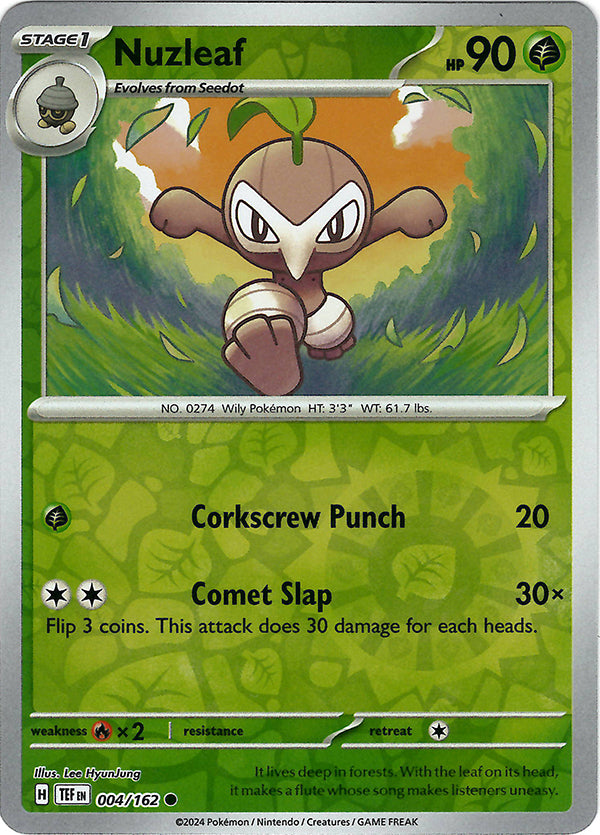 Nuzleaf (Reverse Holo)