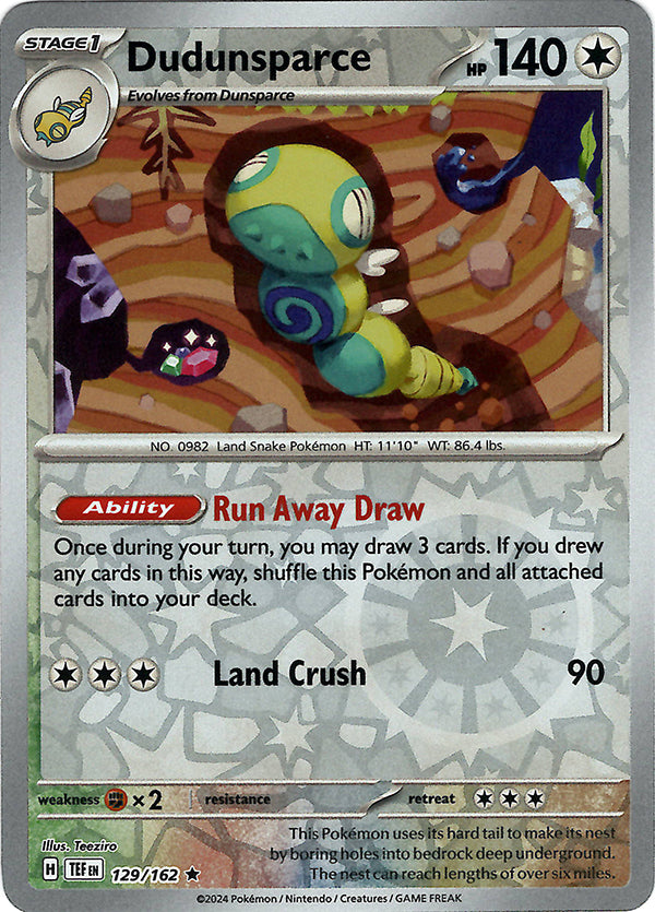 Dudunsparce (Reverse Holo)