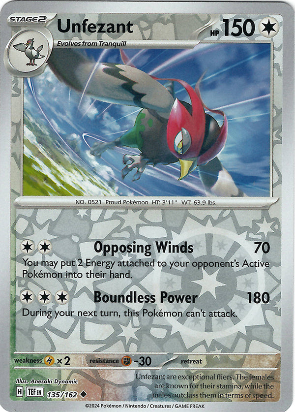 Unfezant (Reverse Holo)