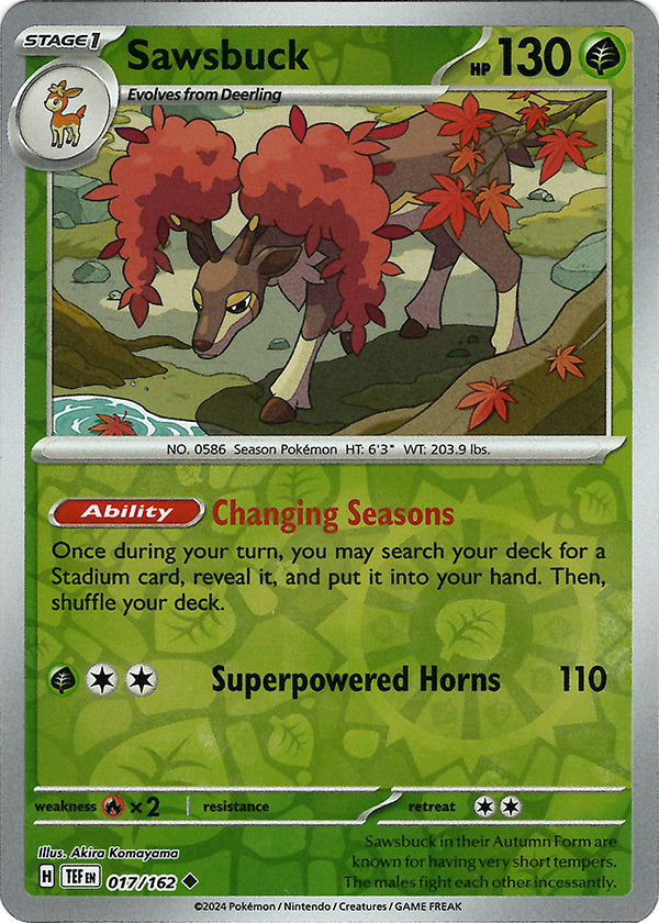Sawsbuck (Reverse Holo)