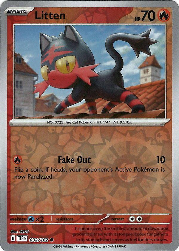 Litten (Reverse Holo)
