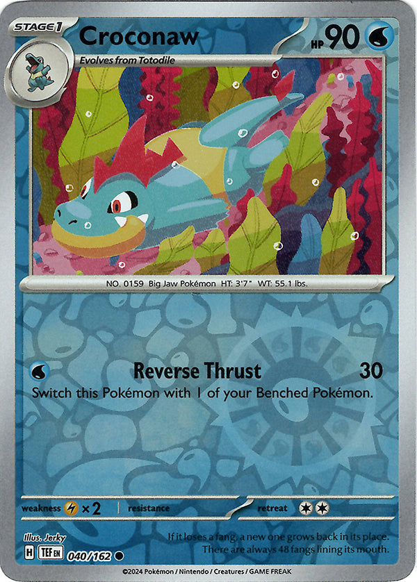 Croconaw (Reverse Holo)