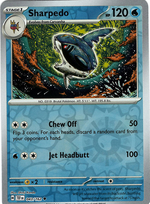 Sharpedo (Reverse Holo)