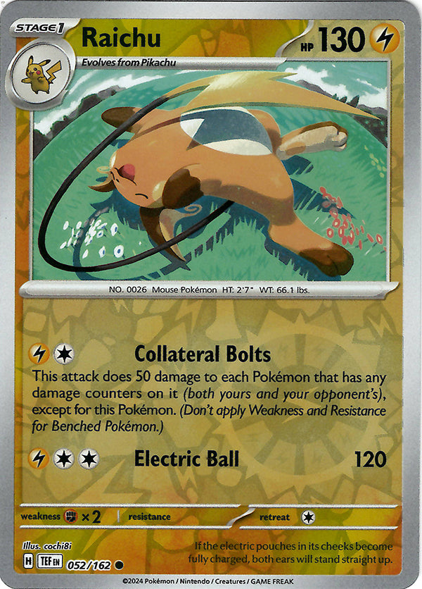 Raichu (Reverse Holo)