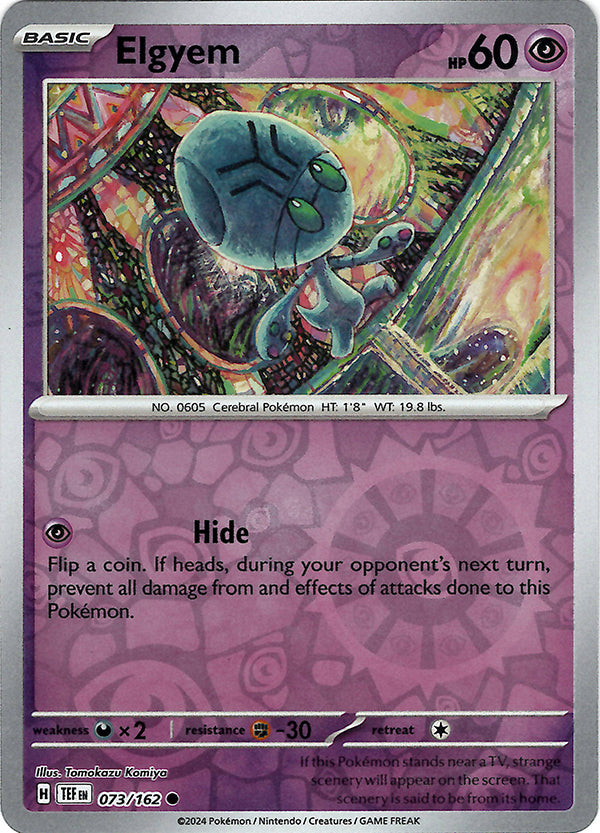 Elgyem (Reverse Holo)