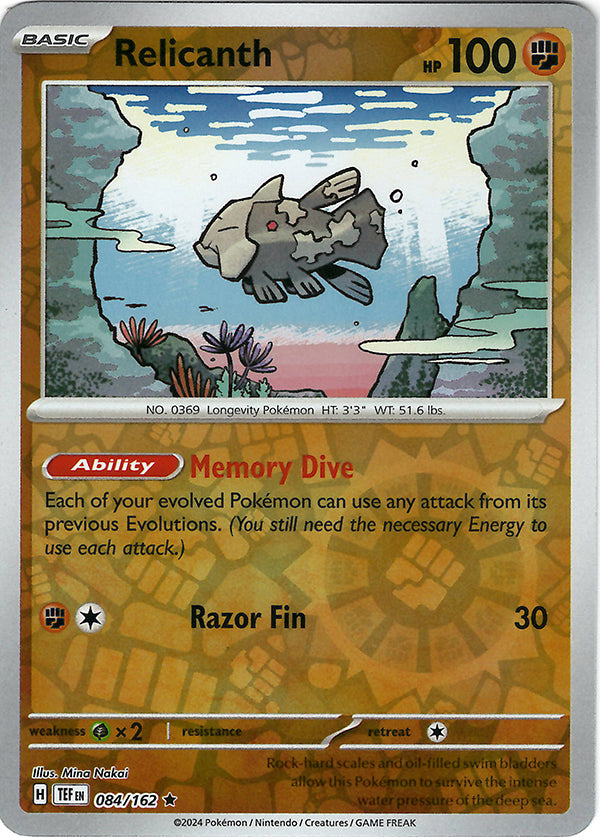 Relicanth (Reverse Holo)