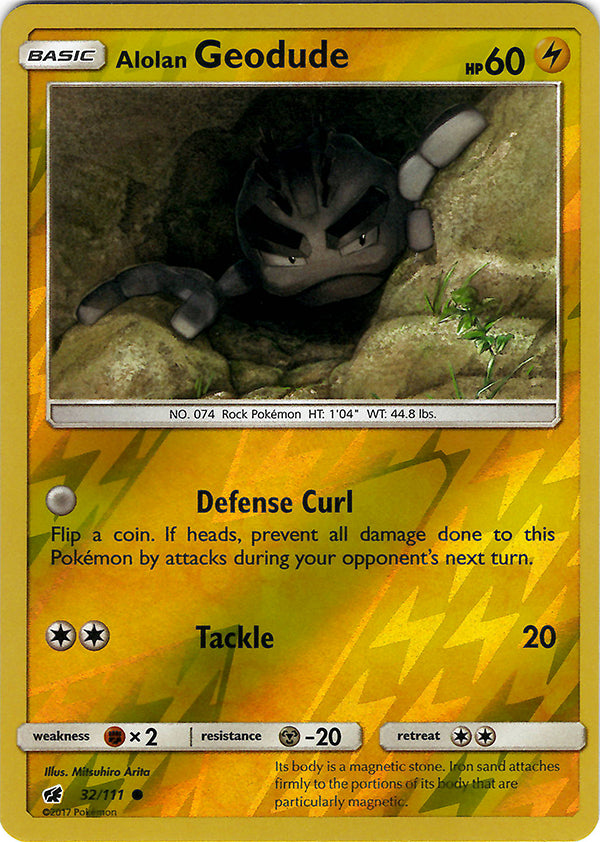 Alolan Geodude (Reverse Holo)