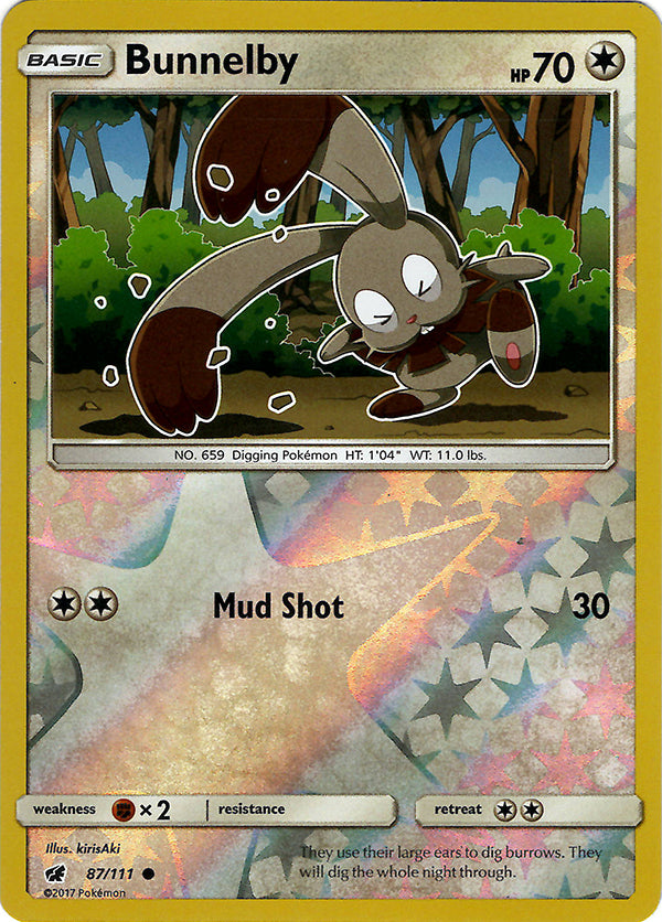 Bunnelby (Reverse Holo)