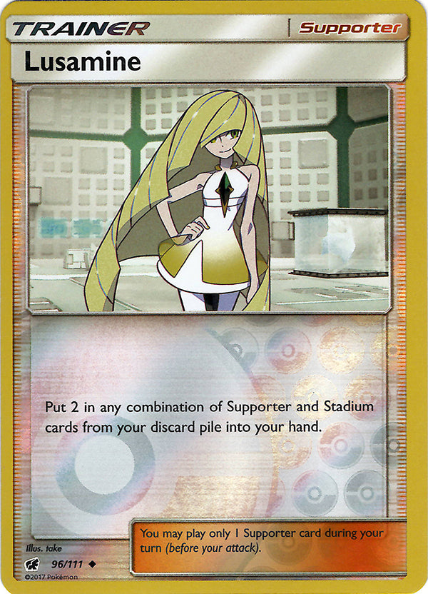 Lusamine (Reverse Holo)