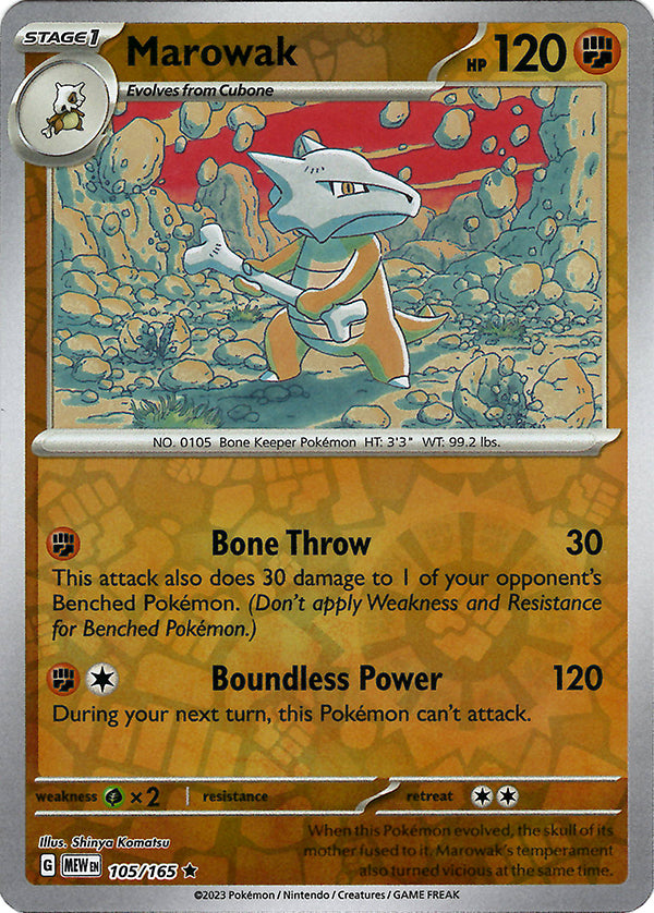 Marowak (Reverse Holo)