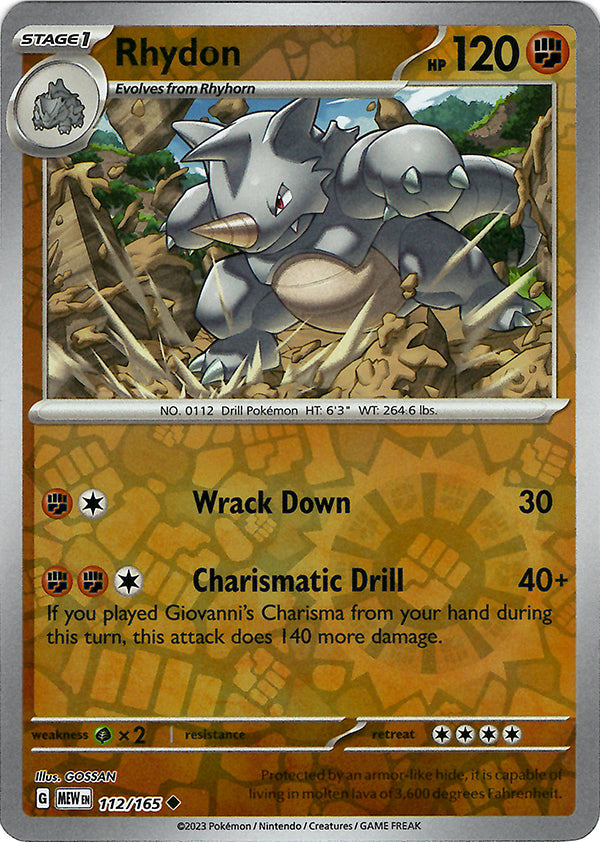 Rhydon (Reverse Holo)