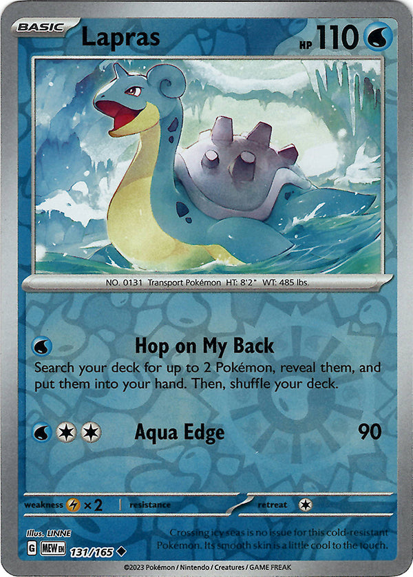 Lapras (Reverse Holo)