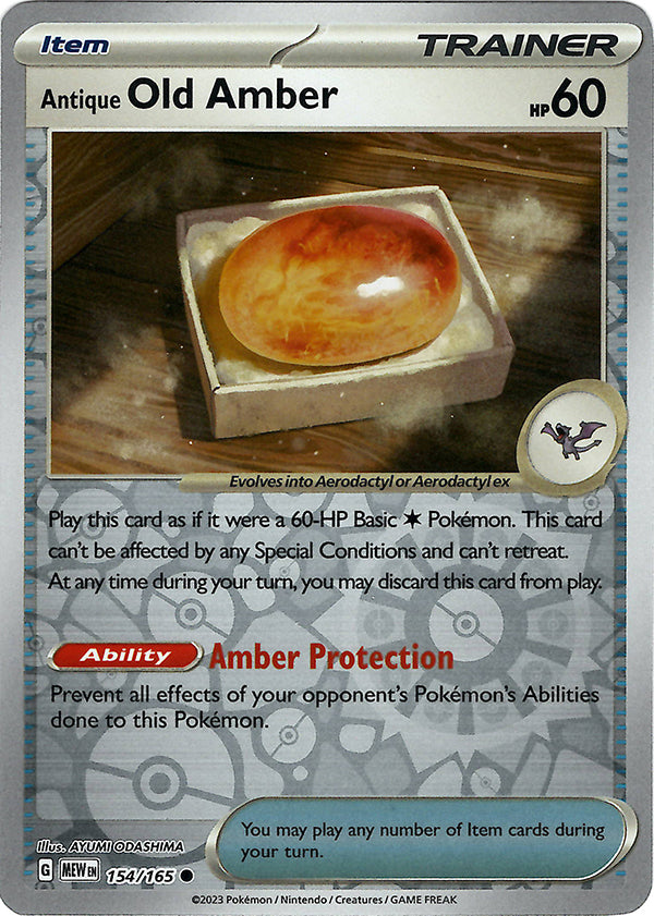 Antique Old Amber (Reverse Holo)