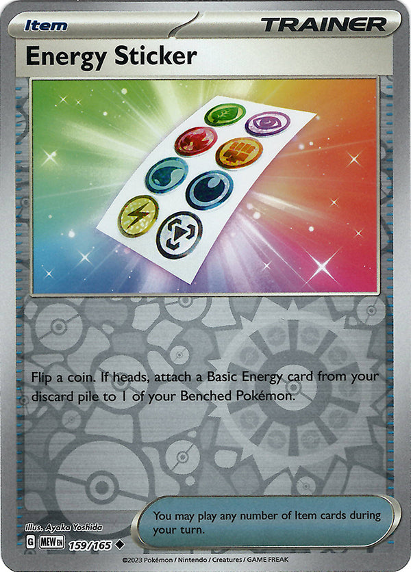 Energy Sticker (Reverse Holo)