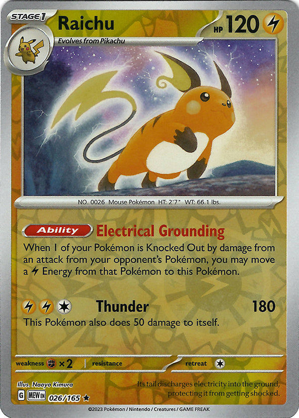 Raichu (Reverse Holo)