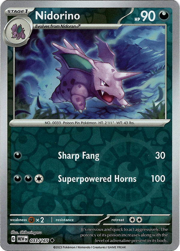 Nidorino (Reverse Holo)