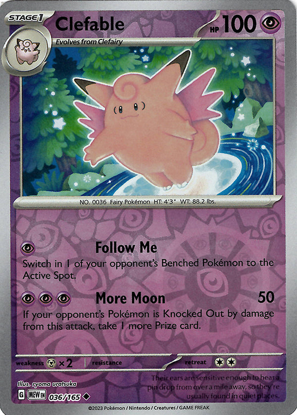Clefable (Reverse Holo)