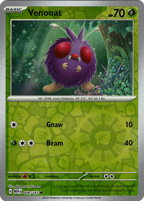 Venonat (Reverse Holo)